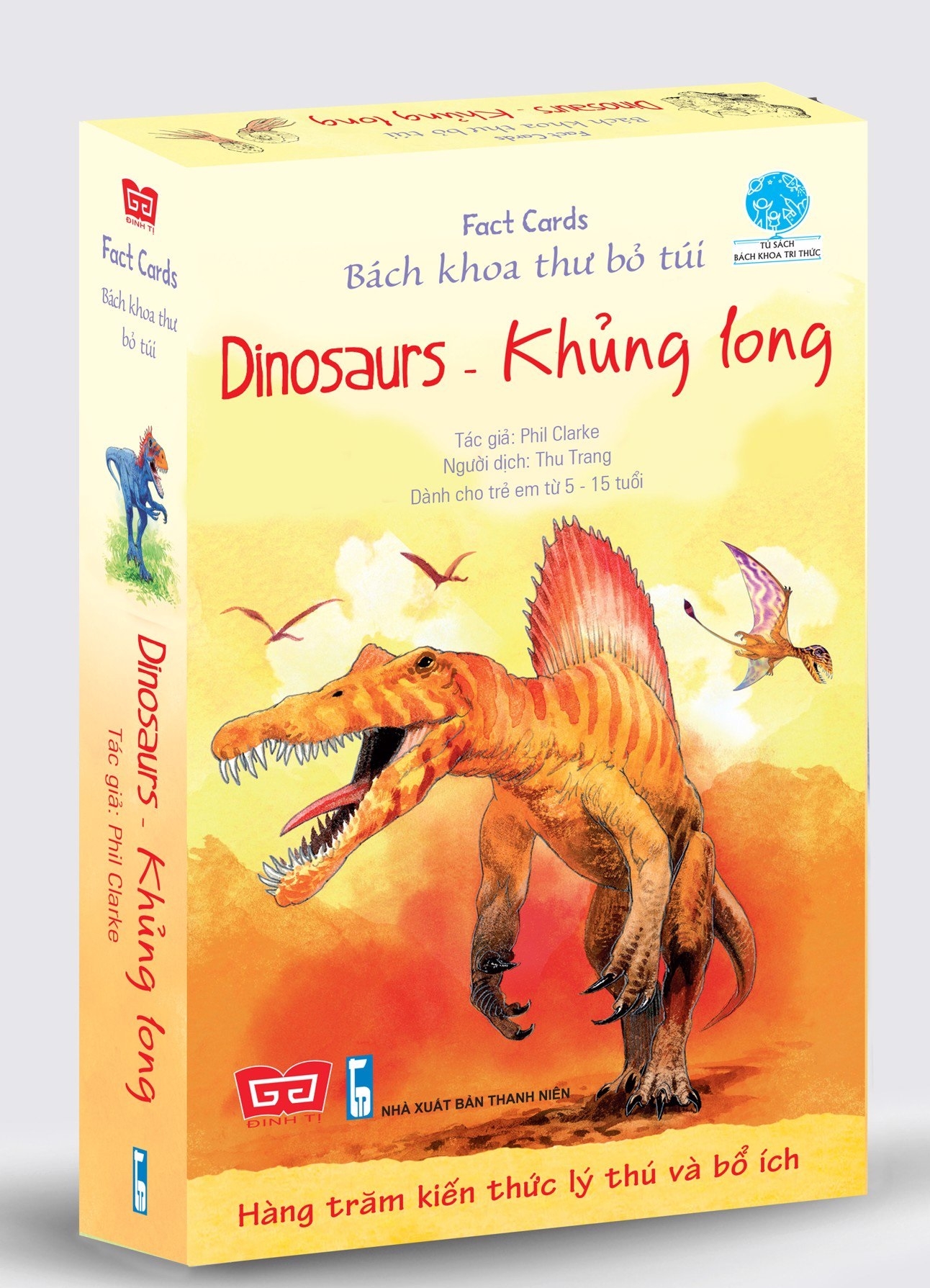 Fahasa - fact cards - bách khoa thư bỏ túi - dinosaurs - khủng long
