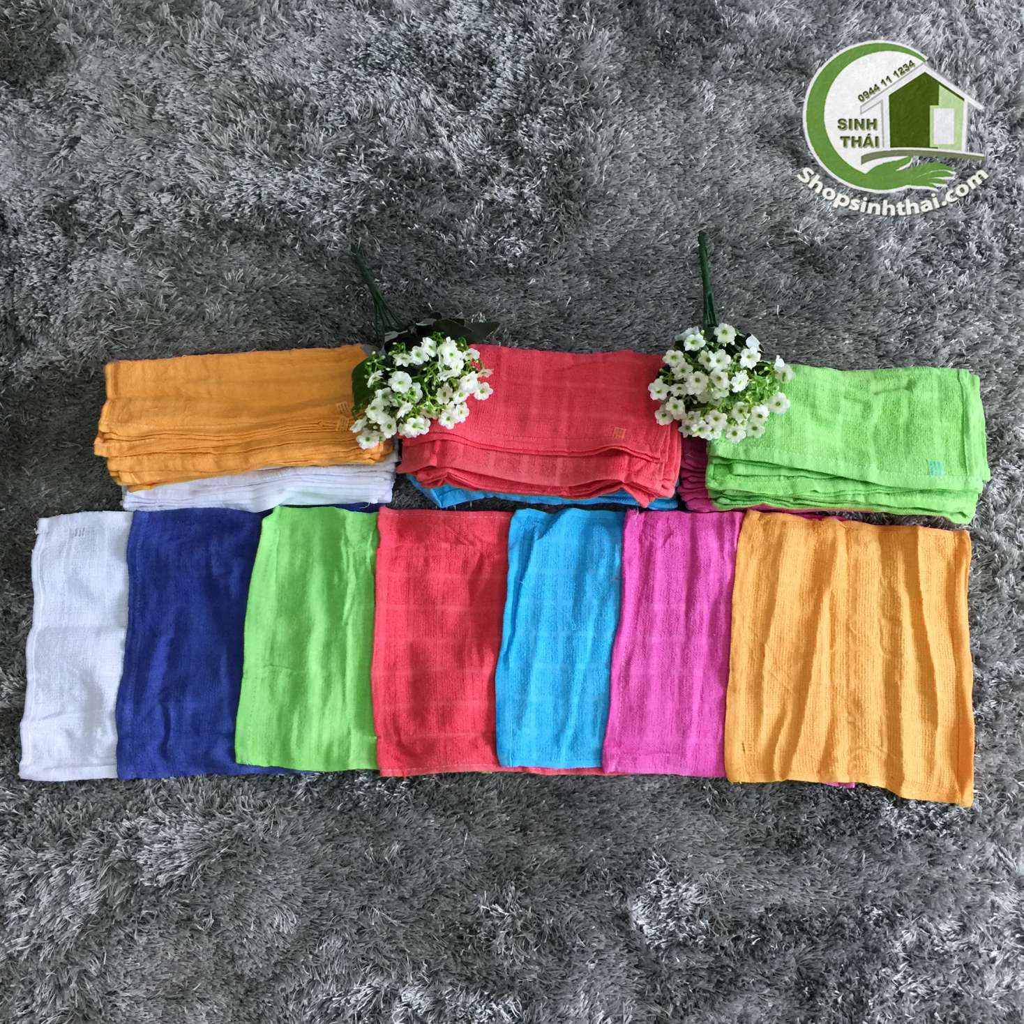 [HCM]Bộ 3 khăn tay lau chùi đa năng nhiều màu giá rẻ - giao màu ngẫu nhiên [ Tổng kho ]