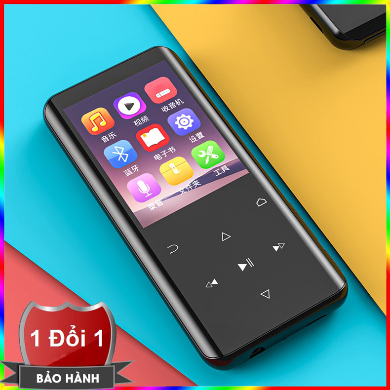 Máy nghe nhạc Ruizu D25 hỗ trợ Bluetooth 5.0 bộ nhớ trong 16G - Hifi Music Player Ruizu D25 - Màn hình cong 2.4inch, hỗ trợ loa ngoài, ghi âm, bộ đếm bước chân thể dục, từ điển