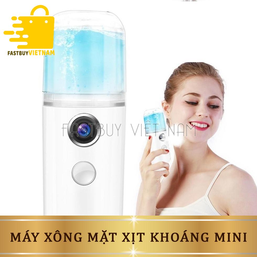 Máy Xông Mặt - Xịt Khoáng Nano Mini Cầm Tay, Thích Hợp Cho Việc chăm Sóc Da Khô Ttrong Môi Trường Thiếu Độ Ẩm, Hoặc Ngồi Trong Phòng Điều Hòa.
