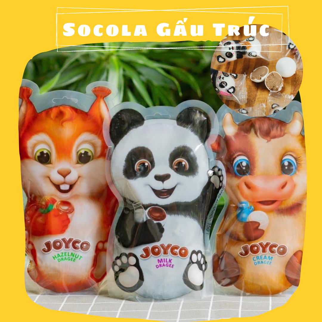 Kẹo socola gấu nga joyco 150g - kẹo chocolate - shop mẹ bắp