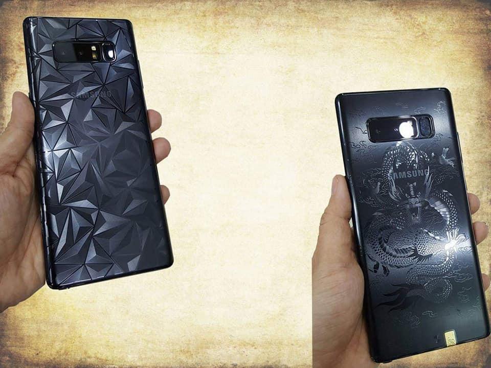 Miếng dán mặt lưng 3d vân kim cương cho s8/s9/s9plus/s10