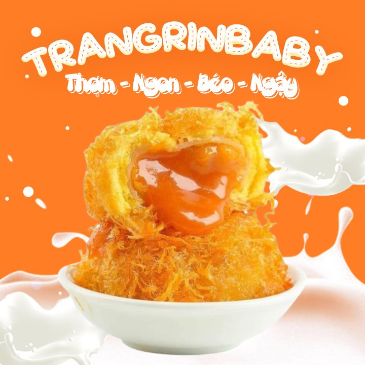 Bánh ruốc nhân trứng chảy - bánh ruốc nhân trứng muối món ăn vặt thay thế bữa ăn phụ