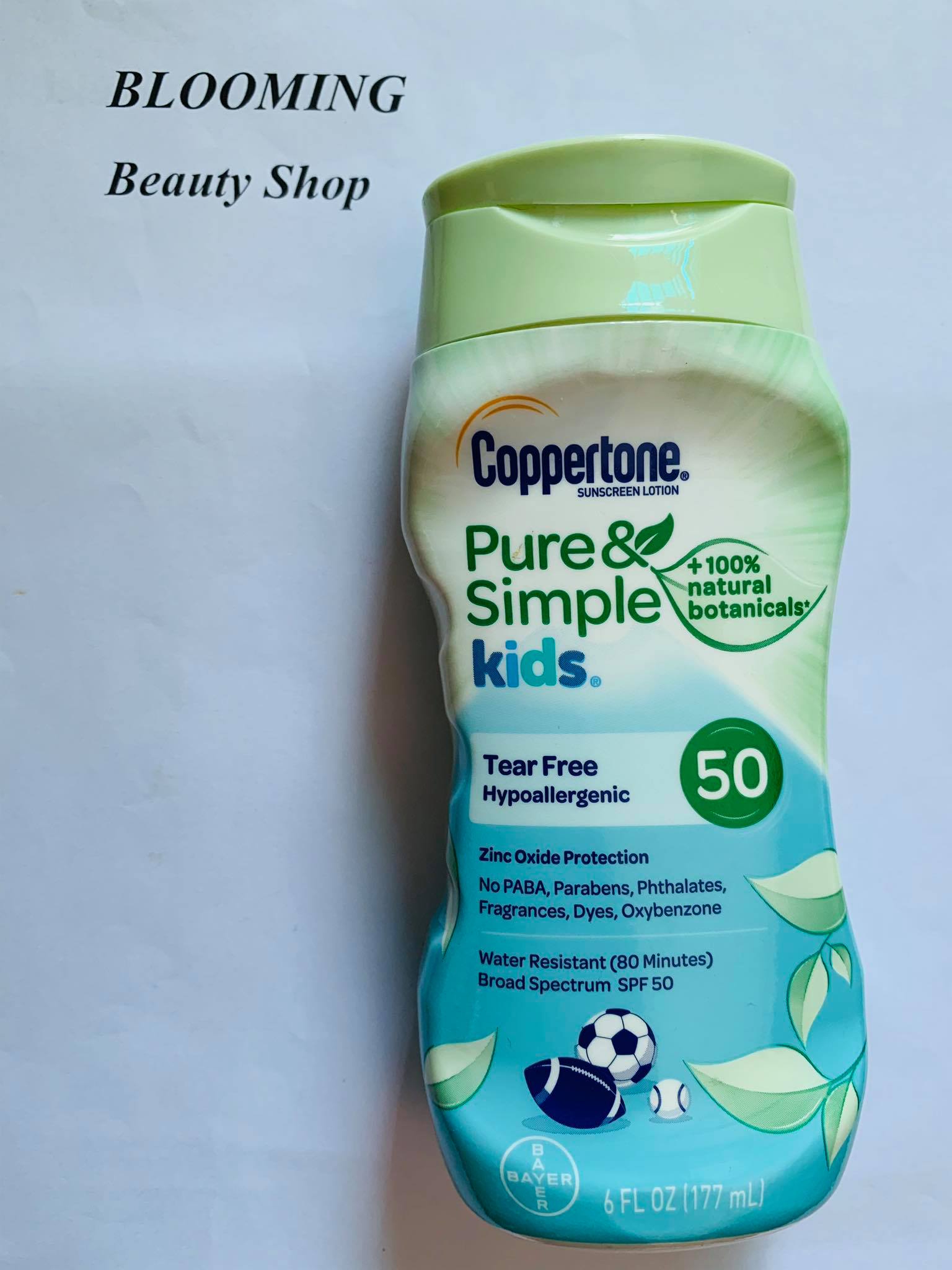 [HCM]Kem chống nắng Coppertone Pure & Simple Kids SPF 50