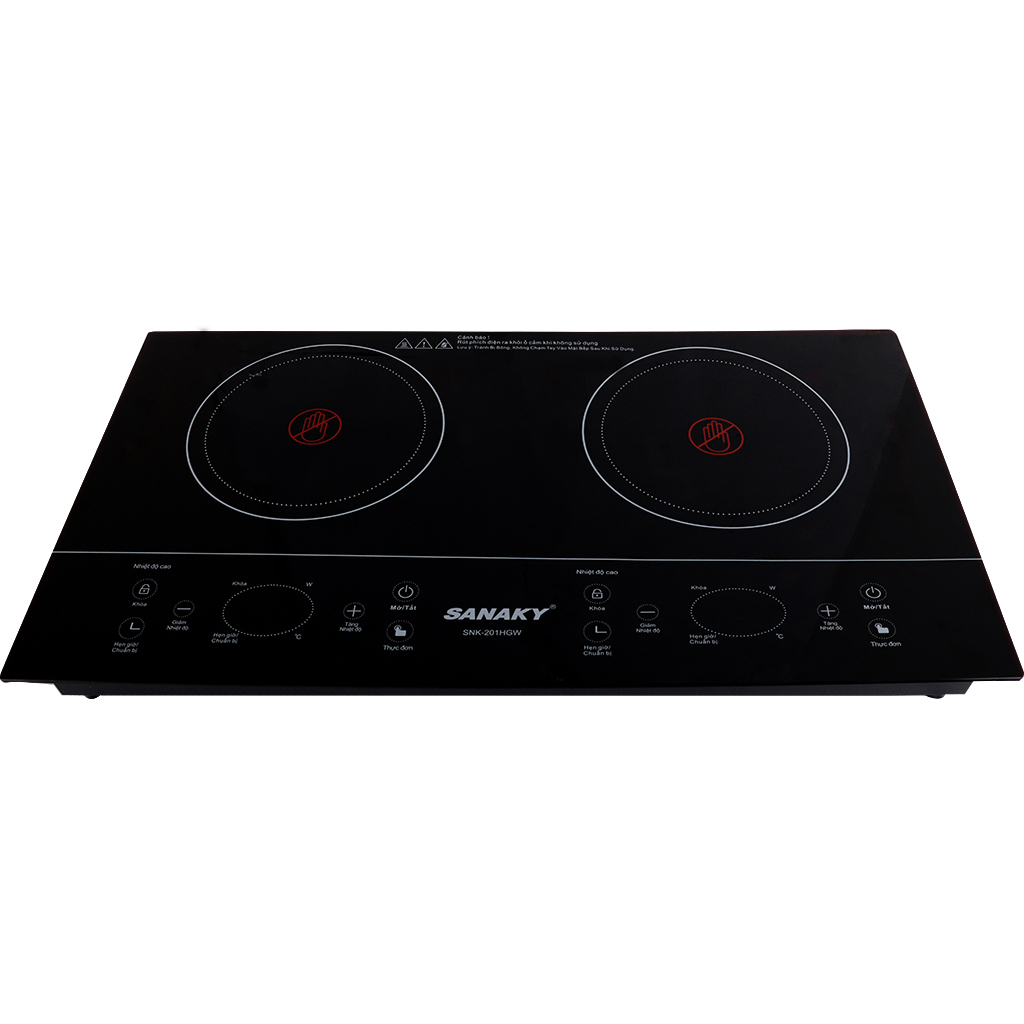 Bếp hồng ngoại đôi lắp âm Sanaky SNK-201HGW hàng trưng bày mới đẹp 98-99% chính hãng 100% bảo hành 12 tháng chính hãng tại nhà