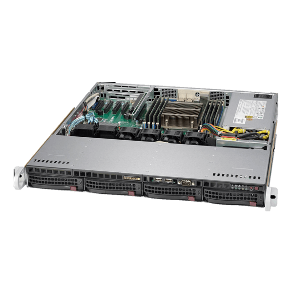 Máy chủ supermicro x9scl, rack 1u - socket 1155