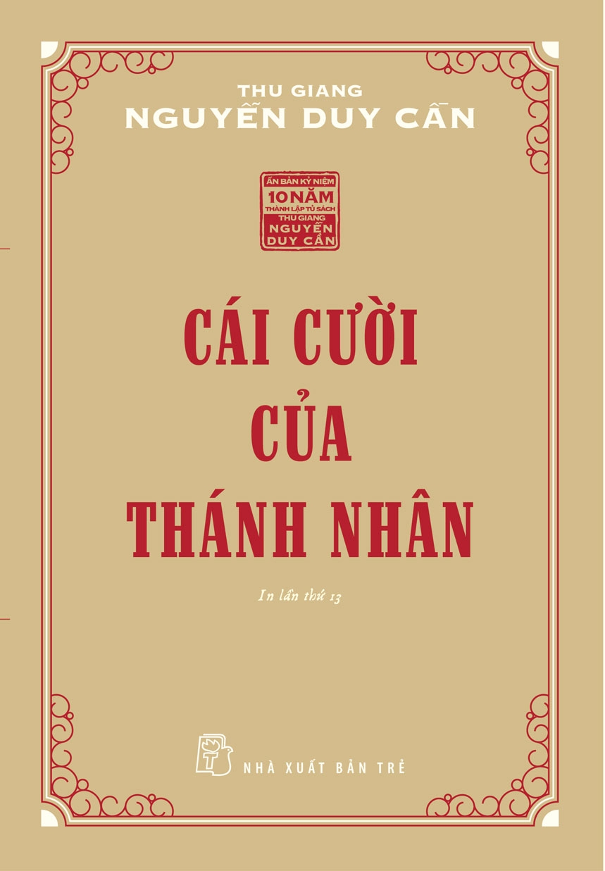 Sách nxb trẻ - cái cười của thánh nhân