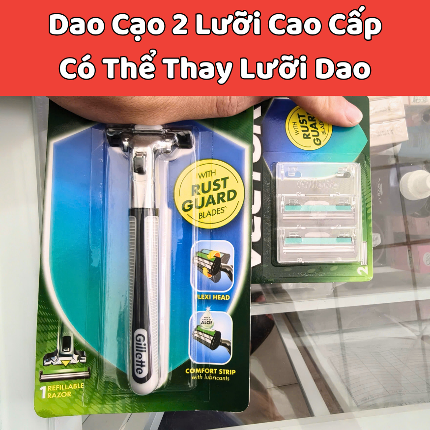 Razor Box: 1 Handle & 1 Blade, Replaceable Blades, Super Sharp, Can Be Used Many Times.