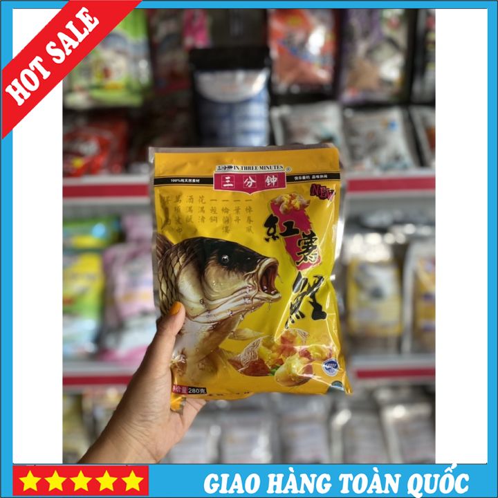 Mồi câu cá chép khoai lang hấp dẫn cá ham ăn