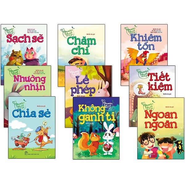 Sách NXB Trẻ - TRỌN BỘ GIEO MẦM TÍNH CÁCH CHO BÉ YÊU ( 9 CUỐN )