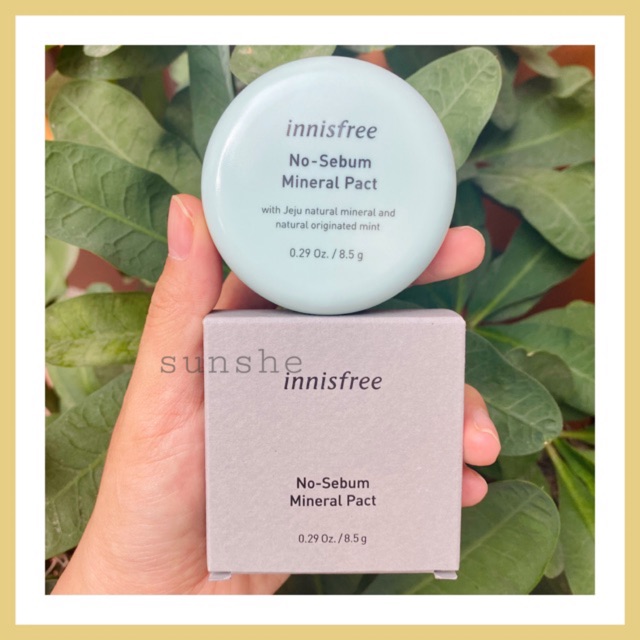 Phấn phủ dạng nén No Sebum Mineral Pact Innisfree 8.5g cam kết hàng đúng mô tả chất lượng đảm bảo an toàn đến sức khỏe người sử dụng