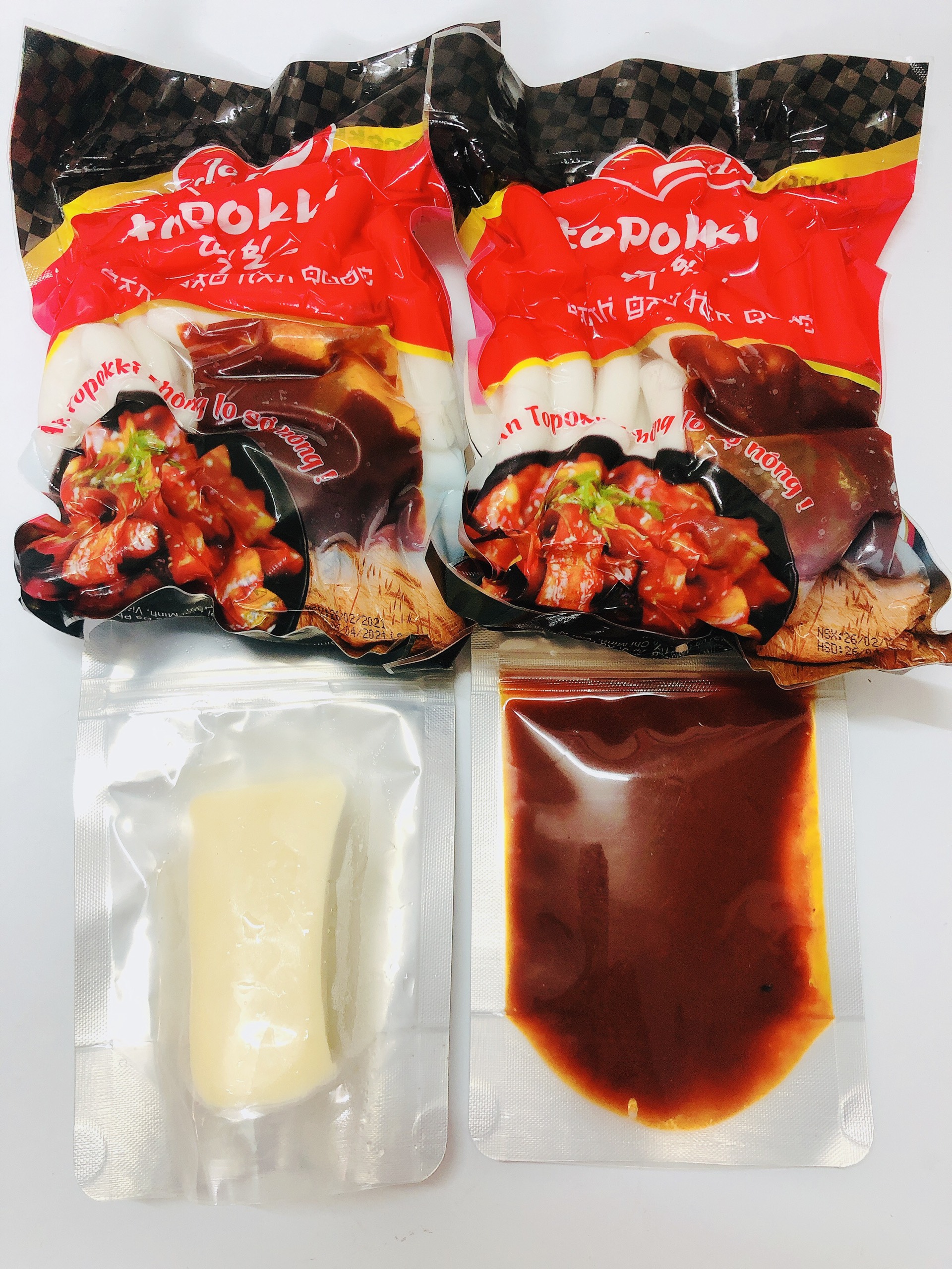 1kg bánh gạo JoFood kèm 100g sốt và 100g bột phô mai Hàn Quốc_Monhi_Food