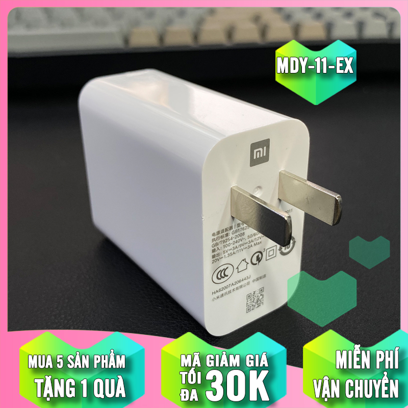 Củ sạc nhanh QC 4.0 theo máy Xiaomi Redmi K30 Pro MDY-11-EX (27W)
