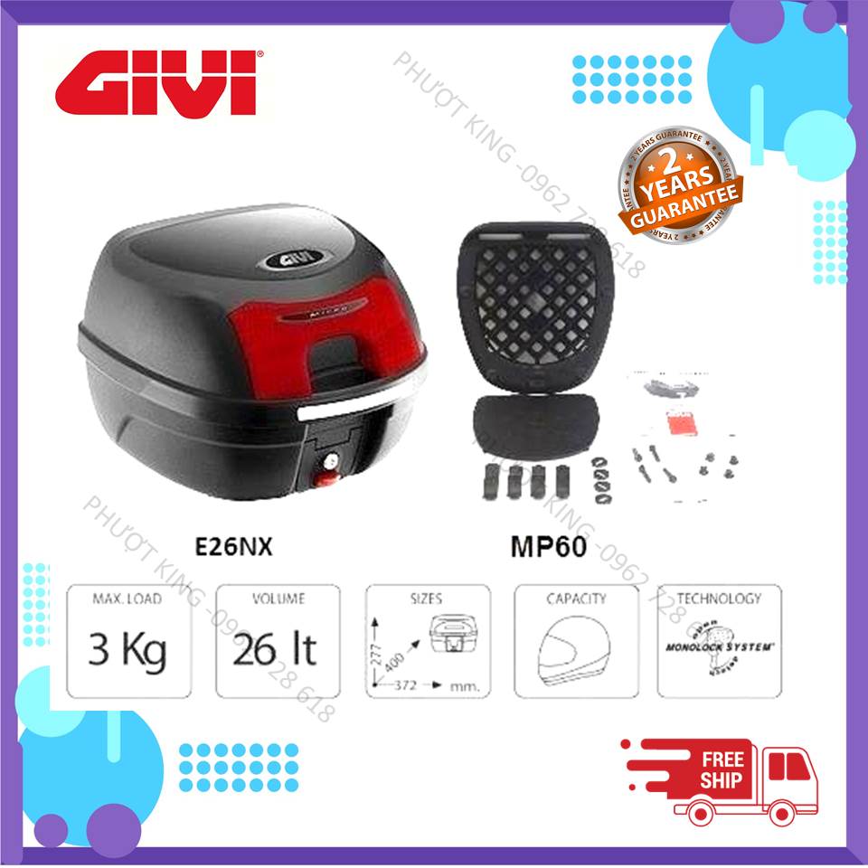 Thùng givi e26nx