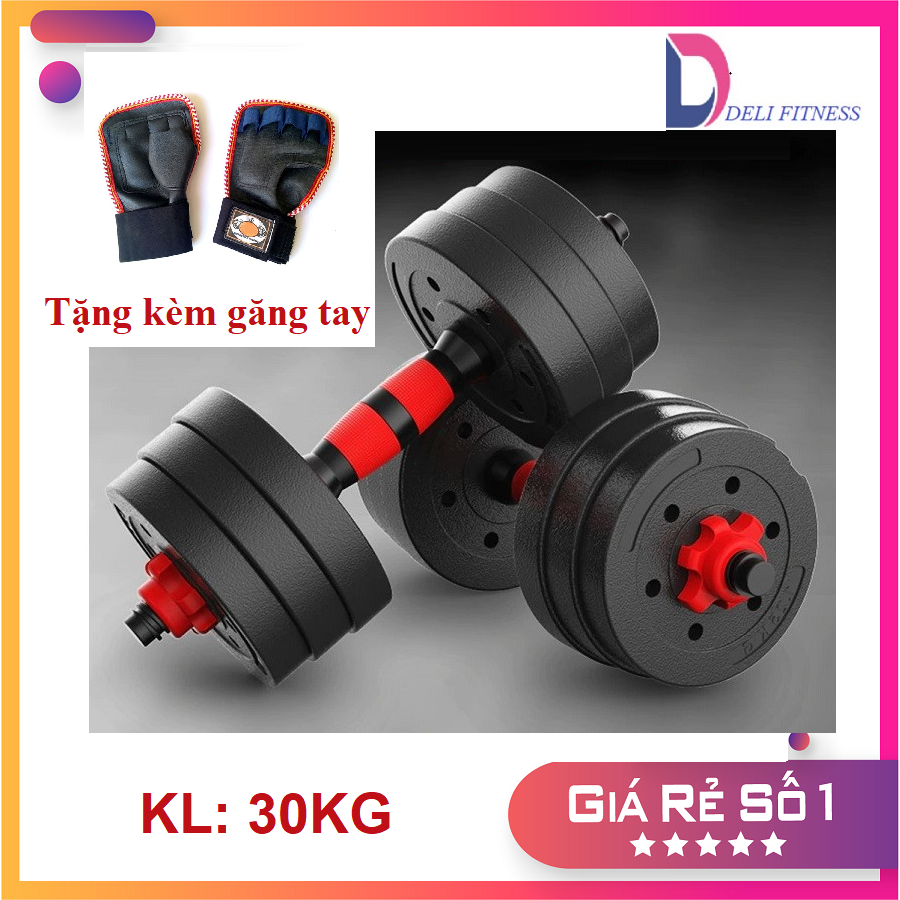 Bộ tạ DUMBELL 30KG tập tay đa năng