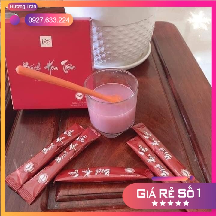 [Chính hãng] Bách Hoa Tiên, hỗ trợ tăng cường nội tiết tố nữ, hỗ trợ làm đẹp da 20 gói