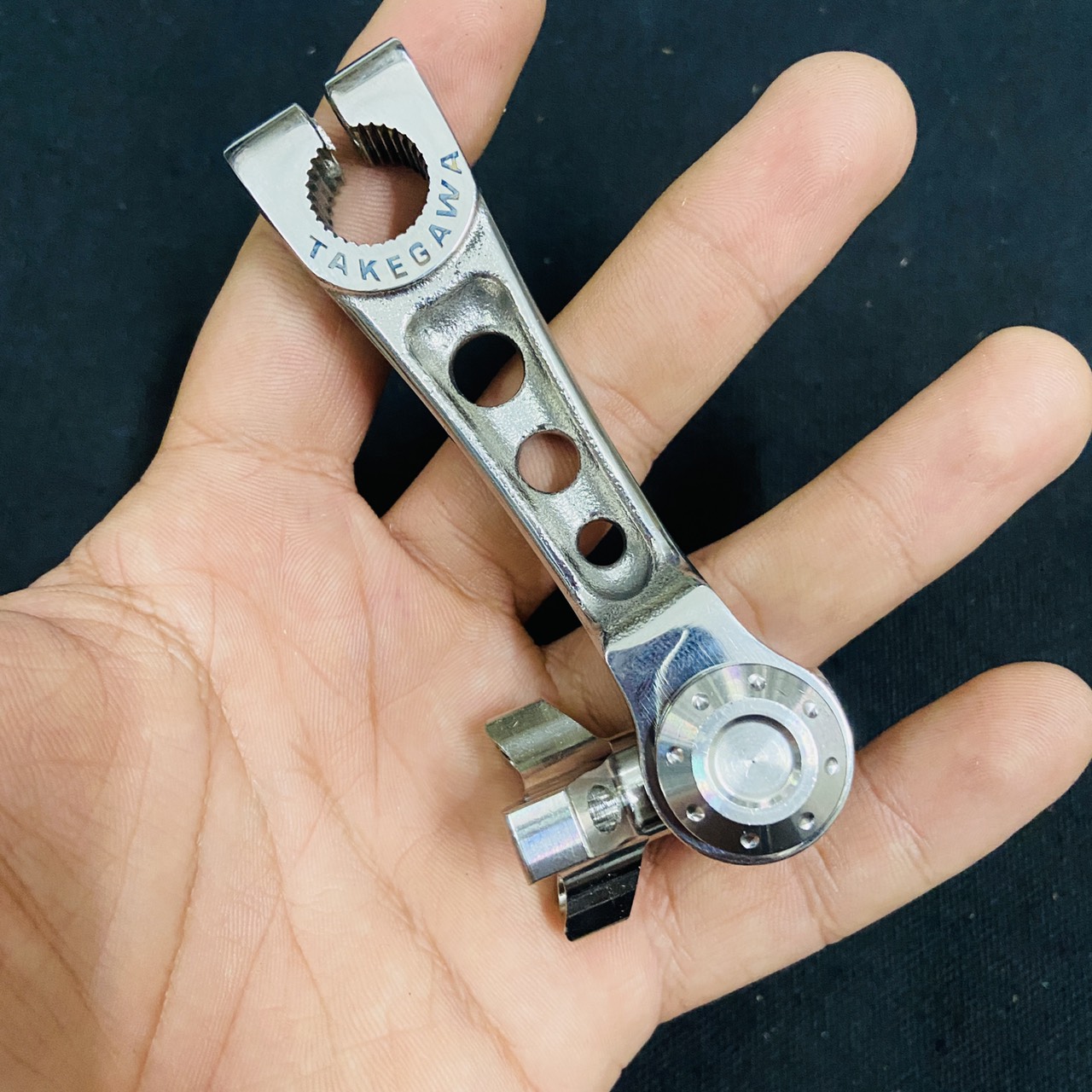 [HCM]( LOẠI THẲNG ) Bát thắng TAKEGAWA chất liệu INOX đúc nguyên khối cho thắng đùm trước sau xe WAVE DREAM VARIO SIRIUS