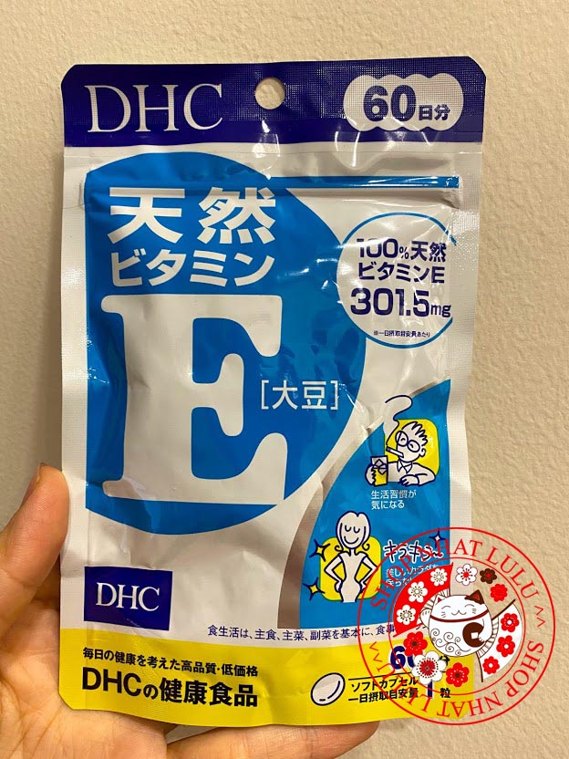 Viên Uống Bổ Sung Vitamin E DHC Nhật bản ( 60 Viên)
