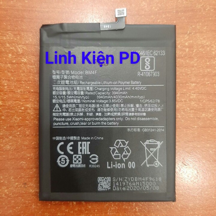PIN XIAOMI BM 4F/cc9 , cc9e