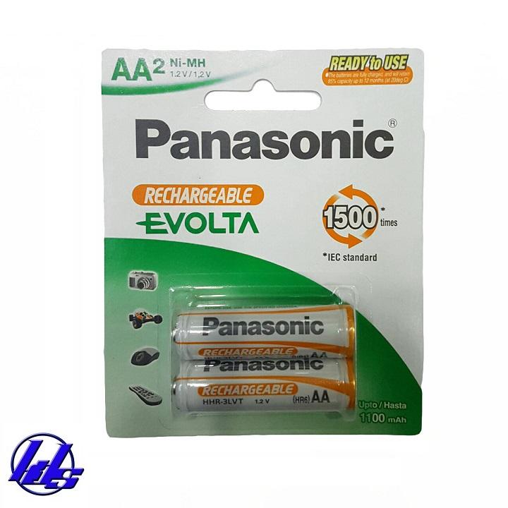 Pin sạc aa evolta 1100mah - vỉ 2 viên