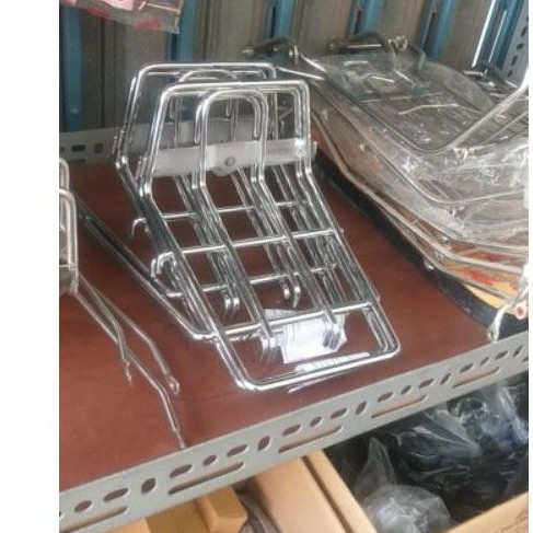 Mũi mạ bắt giỏ .baga trước xe dream Inox
