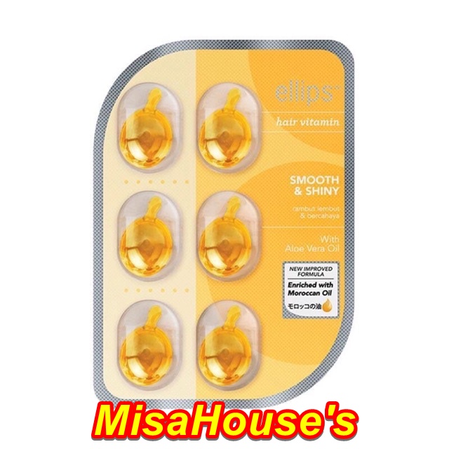 Vỉ Vitamin Dưỡng Tóc Mềm Mượt Và Óng Ả Ellips Smooth & Shiny (Vỉ 6 Viên) 50g