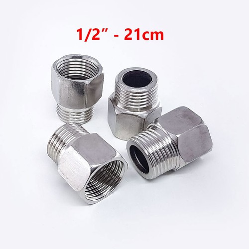 Lơ inox - lơ nối đầu ren 21, lơ vuông