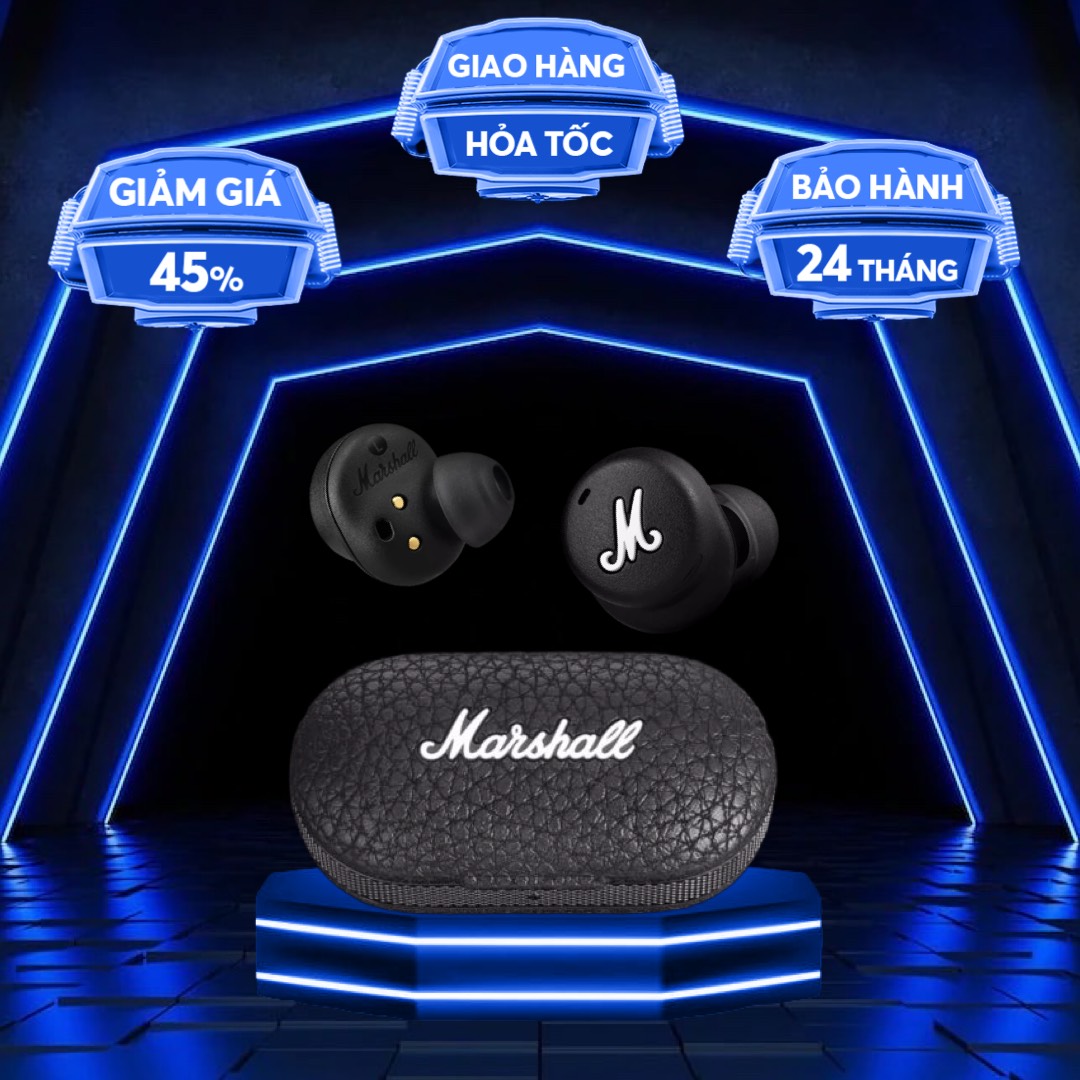 Tai Nghe Bluetooth Marshall Mode 2 bản siêu cao cấp , bass mạnh mẽ, Chống ồn ANC, Chuẩn âm thanh Studio , kháng nước tốt, chuẩn chống nước IPX5