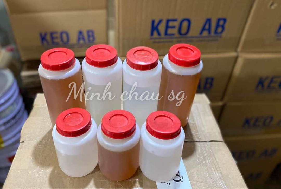 Keo ab dán gỗ 2 thành phần bộ 600gr