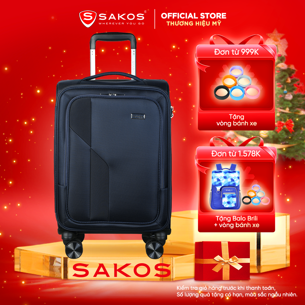  Vali Kéo Vải Du Lịch STARGO TRENDENCY - Size S M L  20inch  24inch  28 inch  - Xách tay  Ký Gửi - Khóa TSA - Dây Kéo Đôi Chống Rạch 