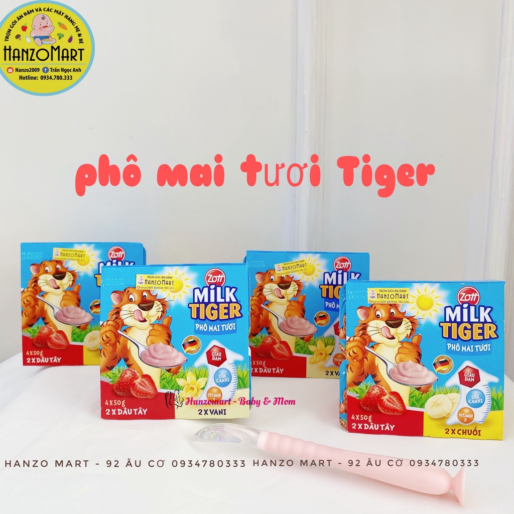 Sữa Chua Phô Mai Tươi Milk Tiger Đức 6M+