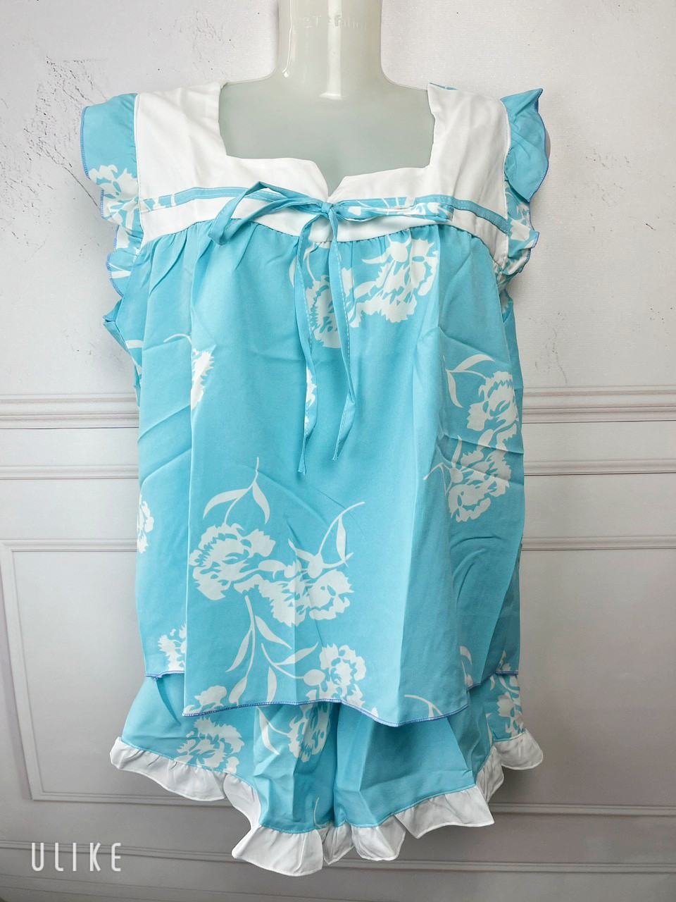Đồ Bộ Đùi Hoạt Hình Tay Cánh Tiên Vải Lụa Hàn ,Freesize dưới 56kg