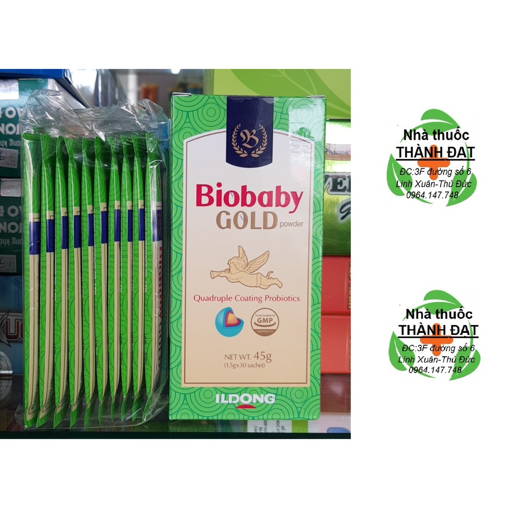 Biobaby golg men vi sinh từ hàn quốc hộp 30 gói ildong