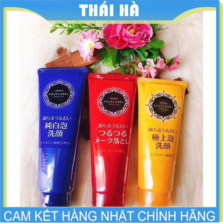 Sữa rửa mặt shiseido màu đỏ dưỡng ẩm trắng da 130g nhật bản