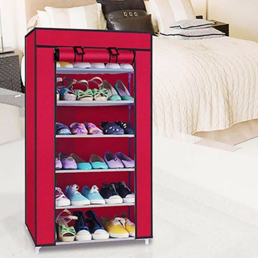 [HCM]TỦ VẢI ĐỰNG QUẦN ÁO GIÀY DÉP & QUẦN ÁO 7 TẦNG 6 NGĂN ĐA NĂNG