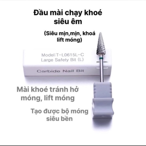 Đầu mài khóe da tay chân 5 in 1, mài khóe da nhọn ,mài da usa - tgn937