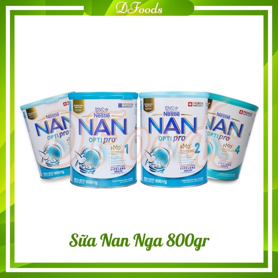 Sữa Nan Nga HMO 800g Đủ Số 1-2-3-4