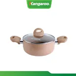 Nồi nhôm đáy từ Kangaroo KG933 - size 18 - 20 - 22 - 24 - 26cm - Hàng chính hãng