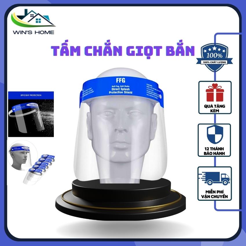 Tấm chắn giọt bắn face shield,kính chắn giọt bắn, kính chống giọt bắn, tấm chắn giọt bắn bảo hộ phòng dịch, kính bảo hộ mùa dịch, kính phòng chống c.o.v.i.d ,win's home - wh08