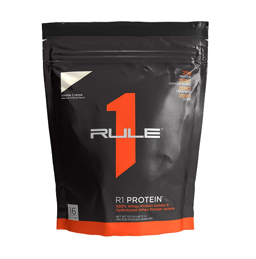 Thực phẩm bổ sung Rule 1 Protein isolate/ hydrolysate 1lb - 14-15 servings
