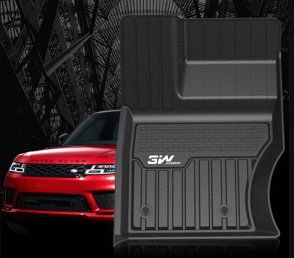 Landrover Range Rover 2023 New Car Floor Mats, Brand Macsim 3W - High-Quality Molded Tpe Plastic Material - Black Color, Easy to Clean Giá 6,000,000 Đồng*Miễn phí vận chuyển