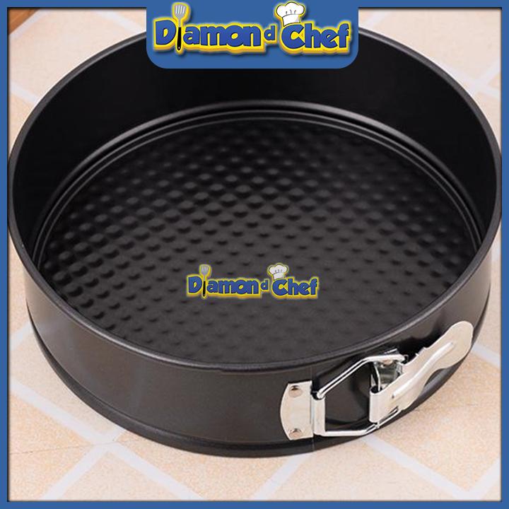 Khuôn bánh tròn đế rời chống dính có khóa 20cm