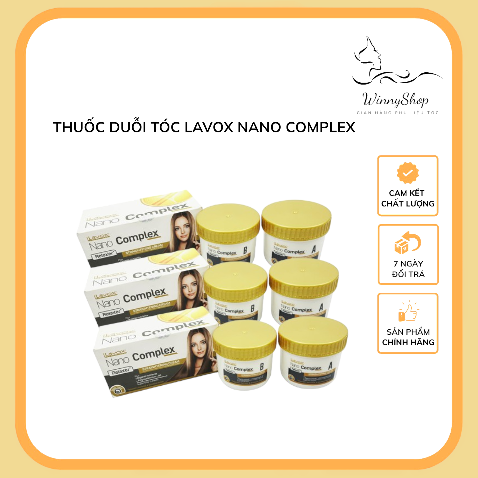 Thuốc Duỗi Tóc Lavox Nano Complex 150ml