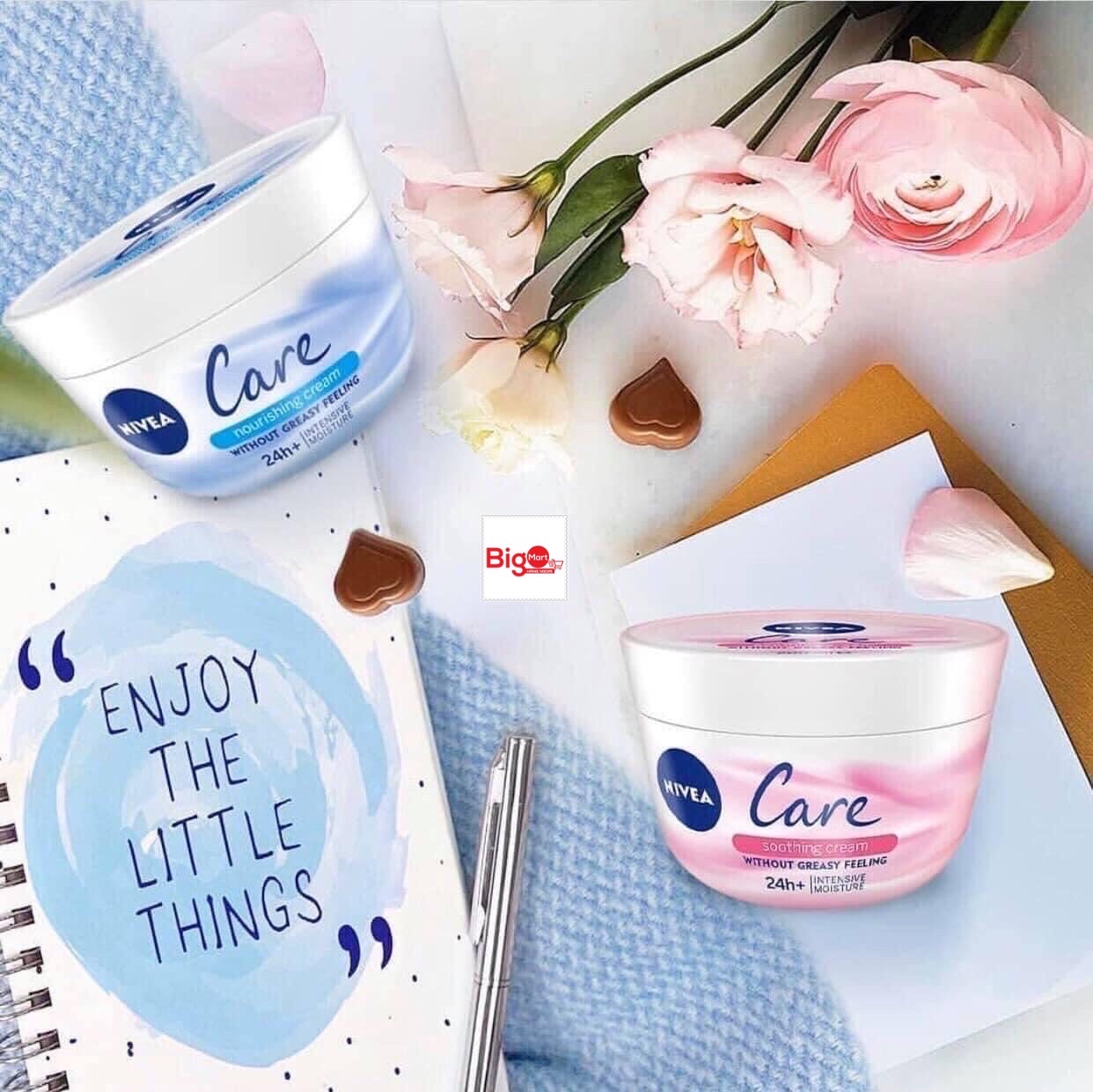 Nivea care 200 ml kem dưỡng da chuyên sâu/nhạy cảm – nội địa đức