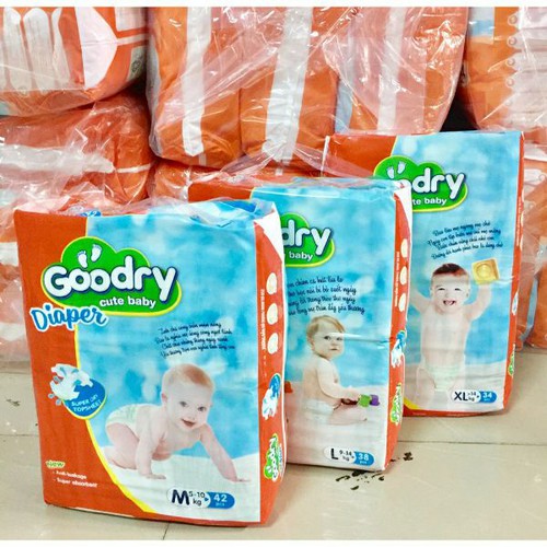 TÃ DÁN GOODRY BAO ĐẠI ĐỦ CÁC SIZE S46(4 -6kg), M42(6-10kg), L38(8-14kg), XL34(11-17kg)