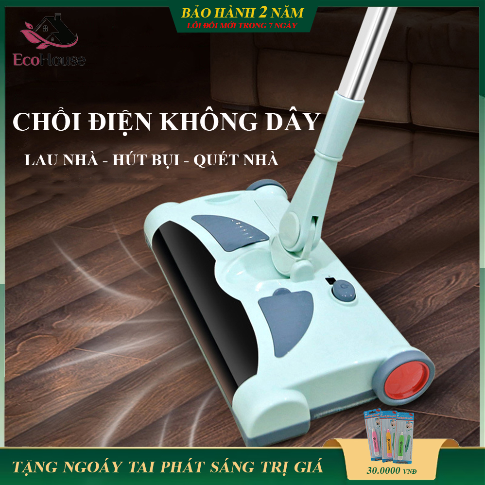 Chổi lau nhà, hút bụi đa năng, nhiều chế độ lau, quét, hút bụi trong cùng một sản phẩm, bảo hành 2 năm, lỗi đổi mới trong 7 ngày đầu nhận hàng