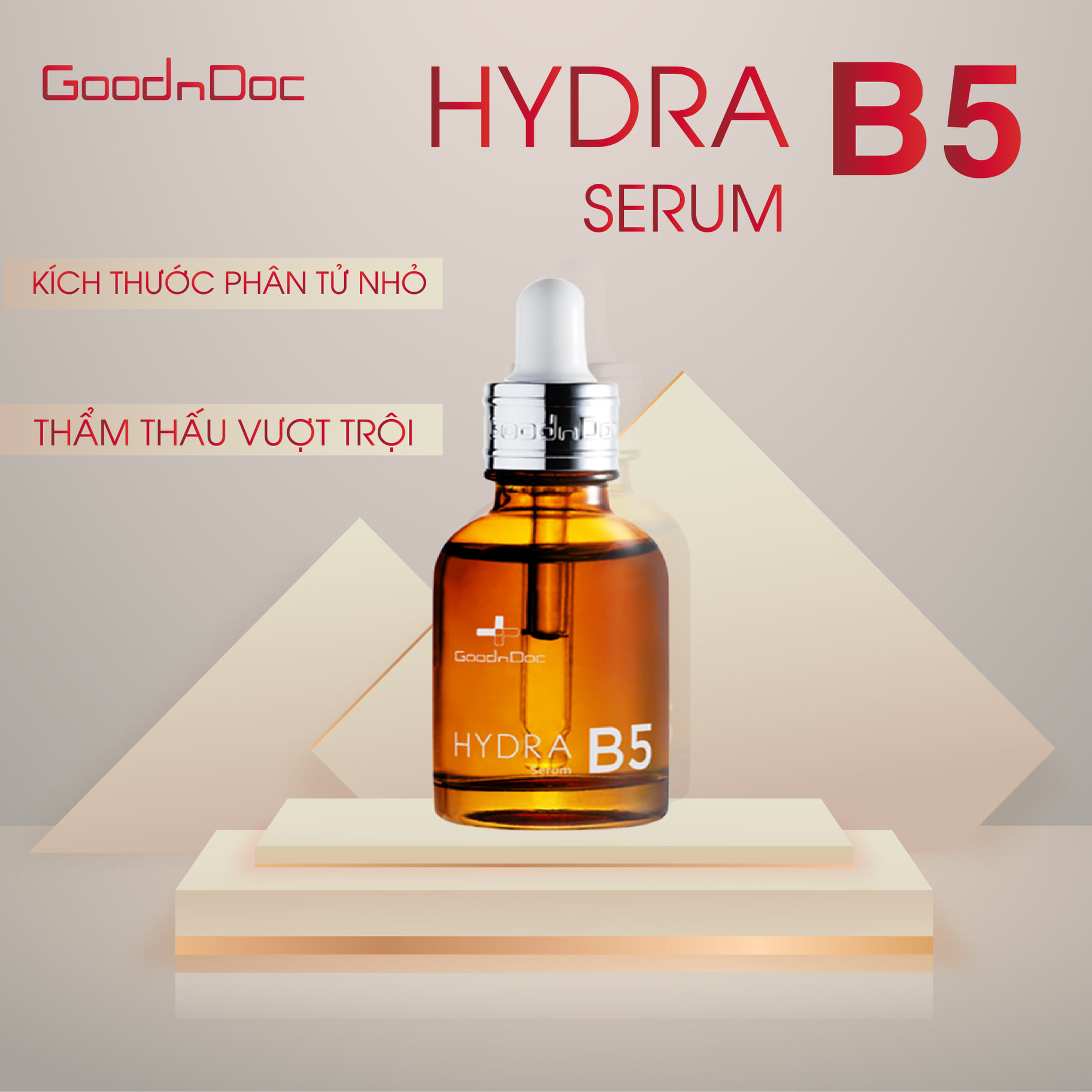 [HÀNG NHẬP KHẨU] Serum dưỡng da GoodnDoc Hydra B5 30ml
