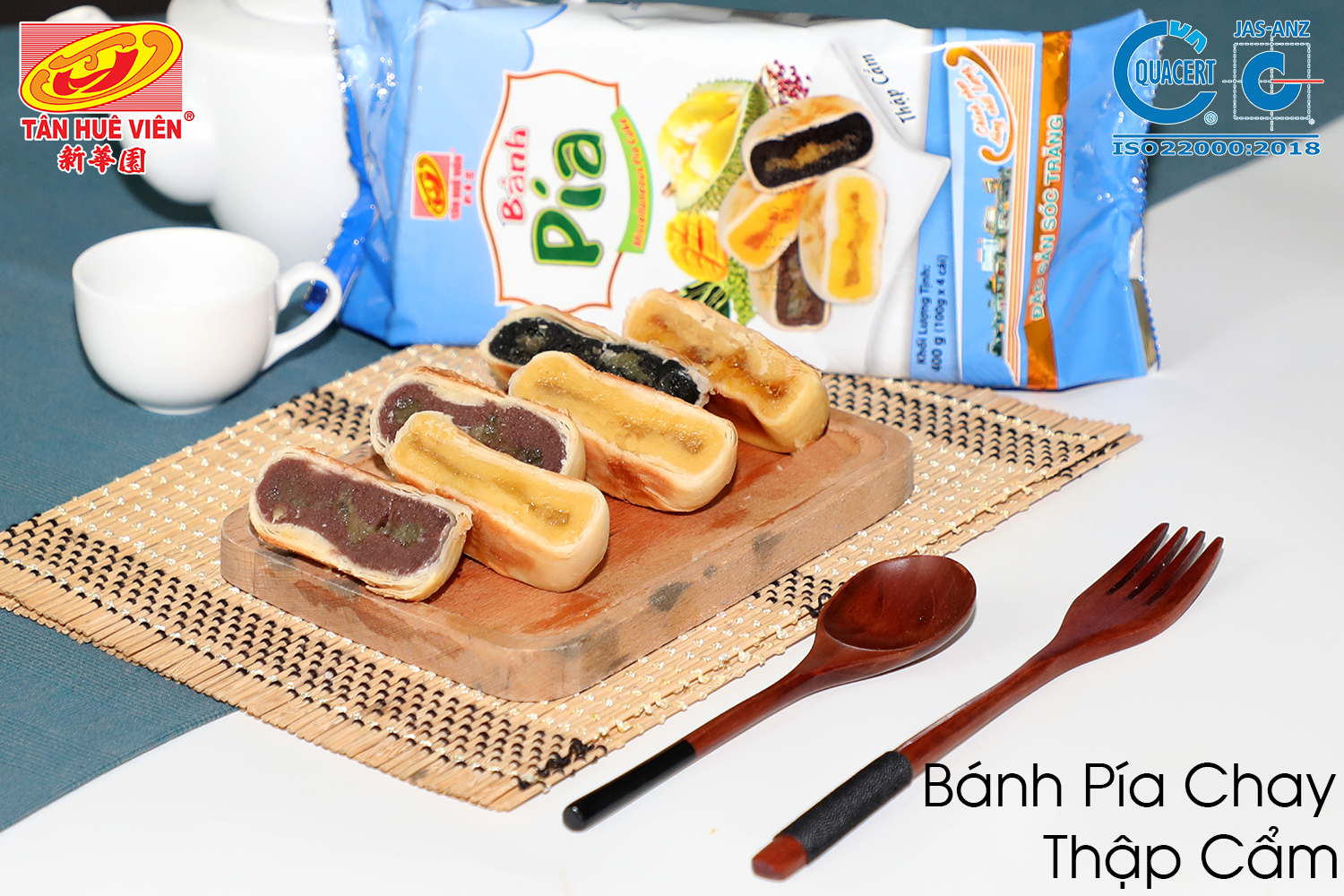 Bánh pía chay thập cẩm - hiệu tân huê viên