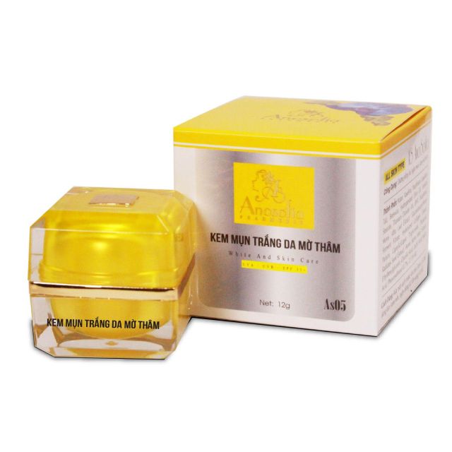 Kem anosofia mụn trắng da mờ thâm 12g