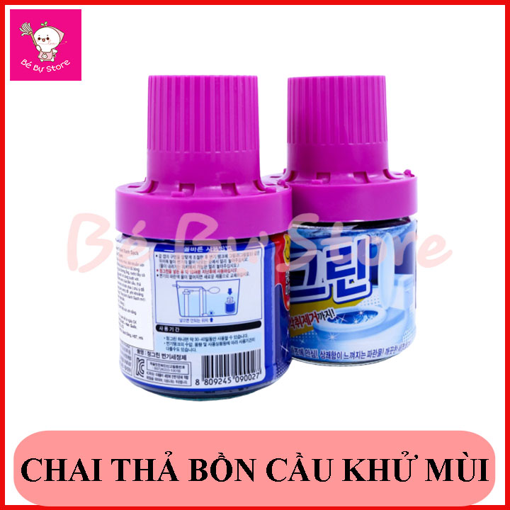 Chai sáp thơm thả bồn cầu diệt khuẩn khử mùi tạo hương Loại xuất Hàn